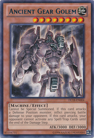 Ancient Gear Golem (Blue) [DL18-EN004] Rare Yu-Gi-Oh!