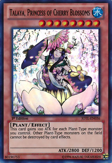 Talaya, Princess of Cherry Blossoms [JOTL-EN036] Super Rare Yu-Gi-Oh!