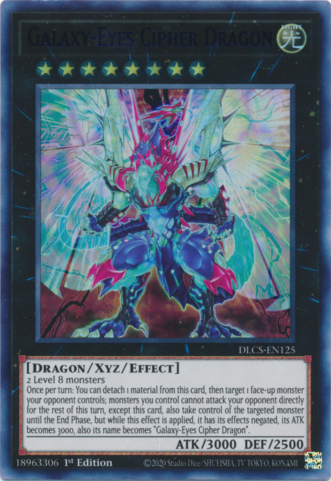 Galaxy-Eyes Cipher Dragon (Blue) [DLCS-EN125] Ultra Rare Yu-Gi-Oh!