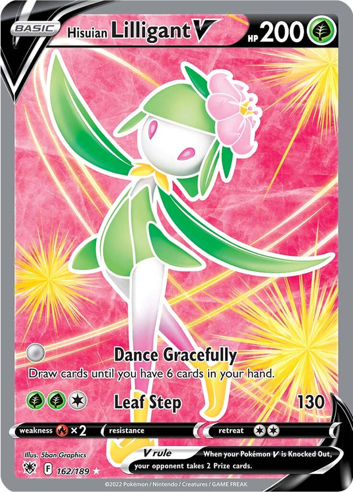 Hisuian Lilligant V (162/189) [Sword & Shield: Astral Radiance] Pokémon