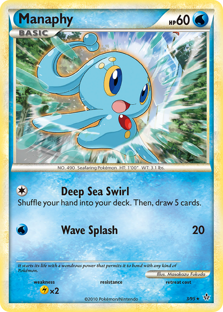 Manaphy (3/95) [HeartGold & SoulSilver: Unleashed] Pokémon