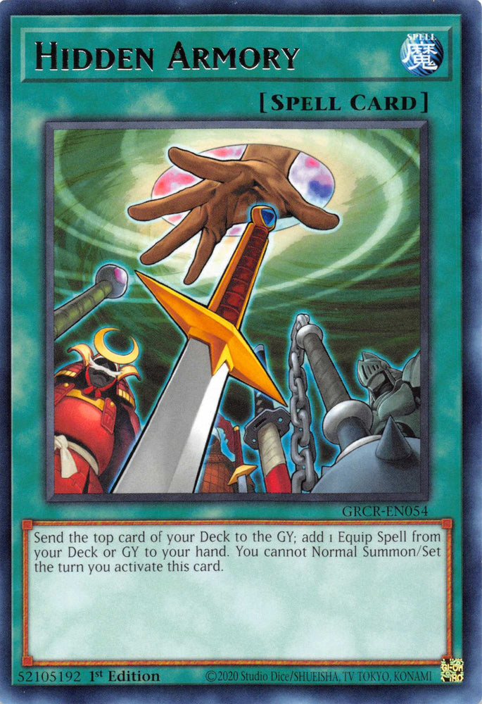 Hidden Armory [GRCR-EN054] Rare Yu-Gi-Oh!
