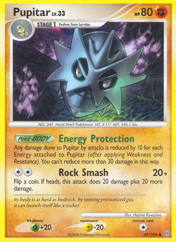Pupitar (47/100) [Diamond & Pearl: Stormfront] Pokémon