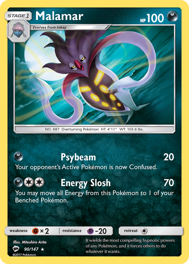 Malamar (90/147) [Sun & Moon: Burning Shadows] Pokémon