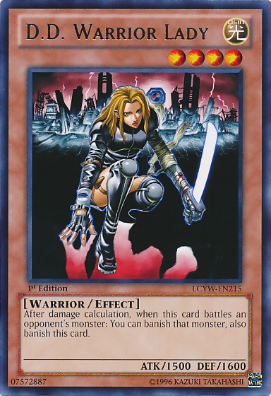D.D. Warrior Lady [LCYW-EN215] Rare Yu-Gi-Oh!
