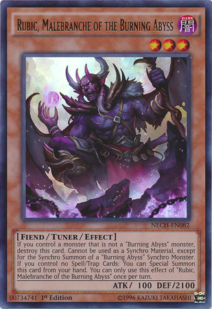 Rubic, Malebranche of the Burning Abyss [NECH-EN082] Ultra Rare Yu-Gi-Oh!