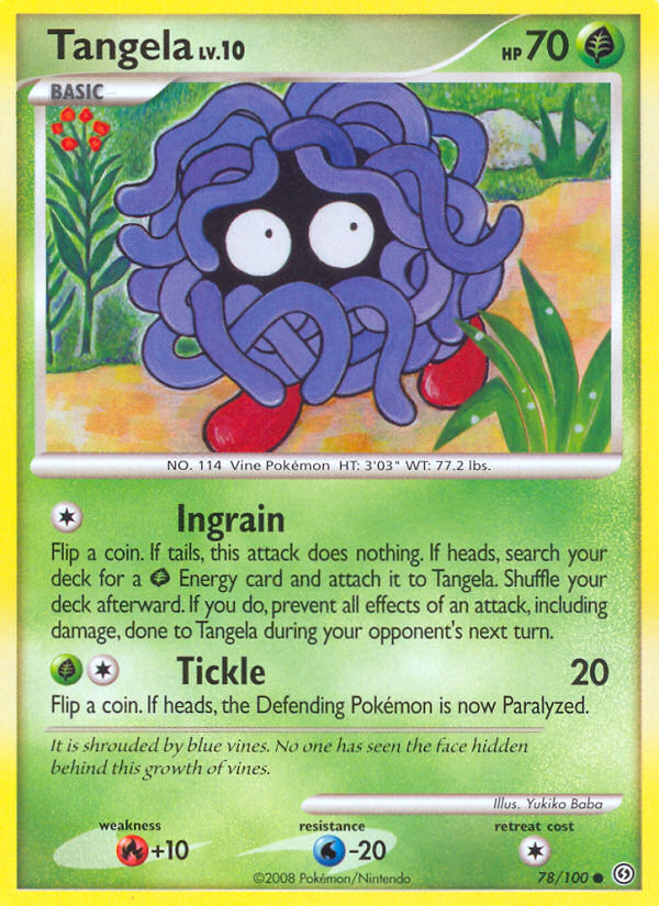 Tangela (78/100) [Diamond & Pearl: Stormfront] Pokémon