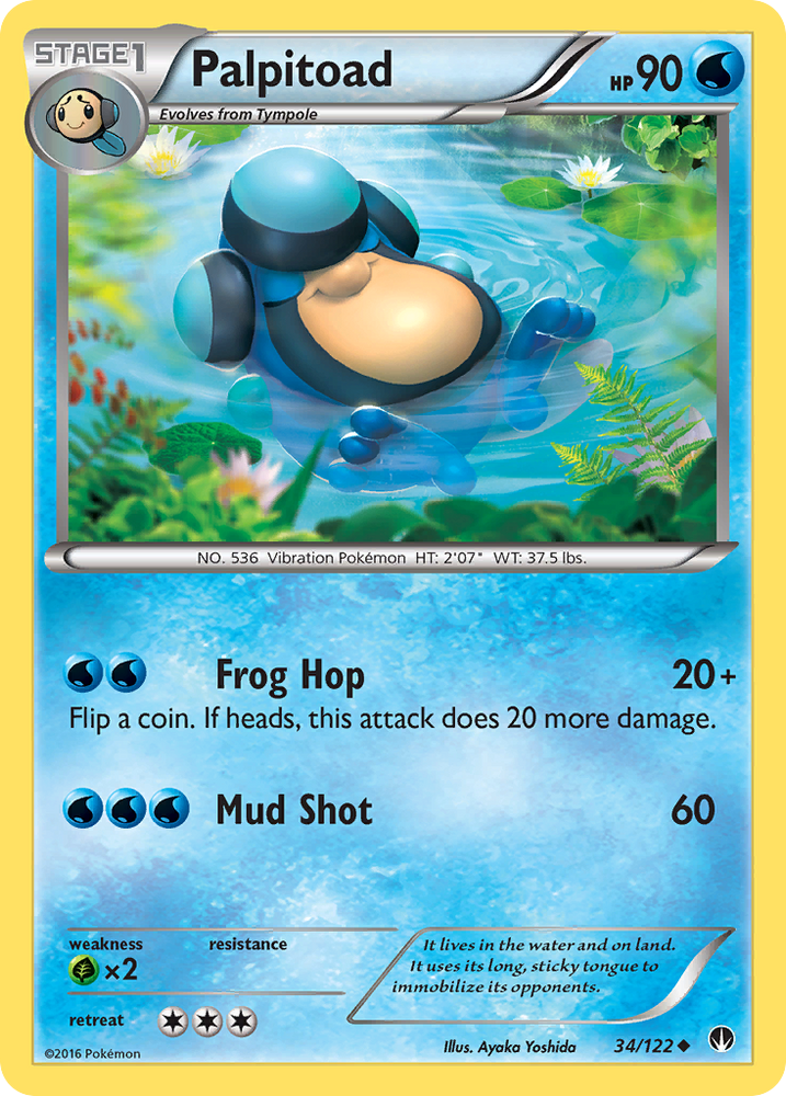 Palpitoad (34/122) [XY: BREAKpoint] Pokémon
