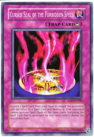 Cursed Seal of the Forbidden Spell [IOC-EN049] Common Yu-Gi-Oh!