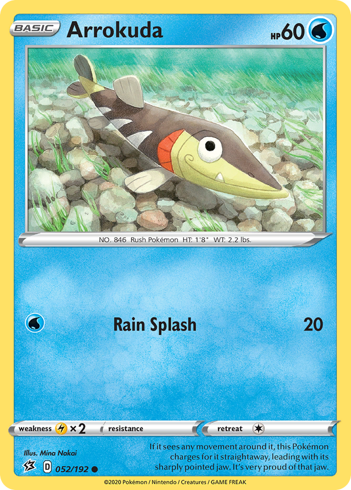 Arrokuda (052/192) [Sword & Shield: Rebel Clash] Pokémon