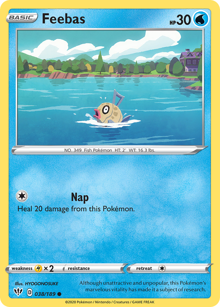 Feebas (038/189) [Sword & Shield: Darkness Ablaze] Pokémon