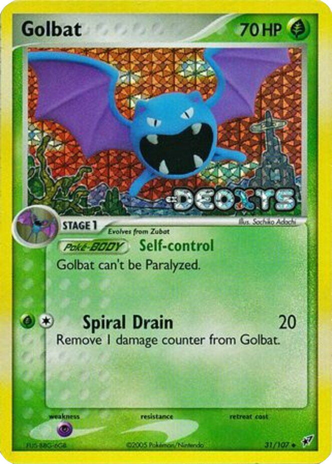 Golbat (31/107) (Stamped) [EX: Deoxys] Pokémon