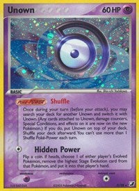 Unown (D) (D/28) [EX: Unseen Forces] Pokémon