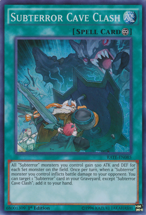 Subterror Cave Clash [RATE-EN085] Super Rare Yu-Gi-Oh!