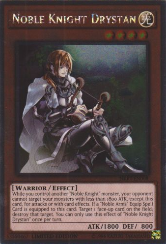 Noble Knight Drystan [NKRT-EN008] Platinum Rare Yu-Gi-Oh!