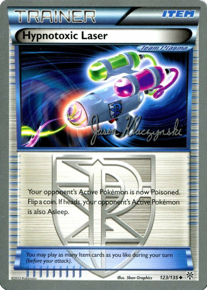 Hypnotoxic Laser (123/135) (Darkrai Deck - Jason Klaczynski) [World Championships 2013] Pokémon