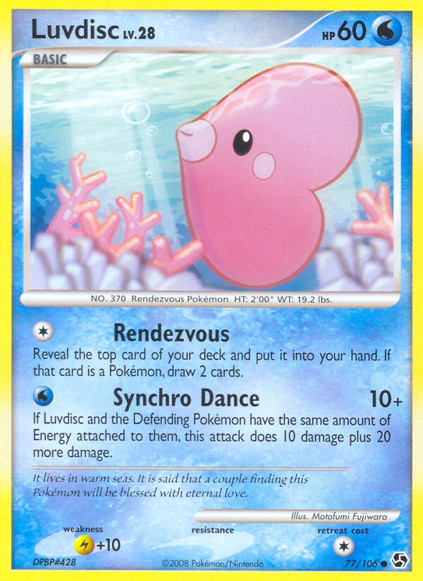 Luvdisc (77/106) [Diamond & Pearl: Great Encounters] Pokémon