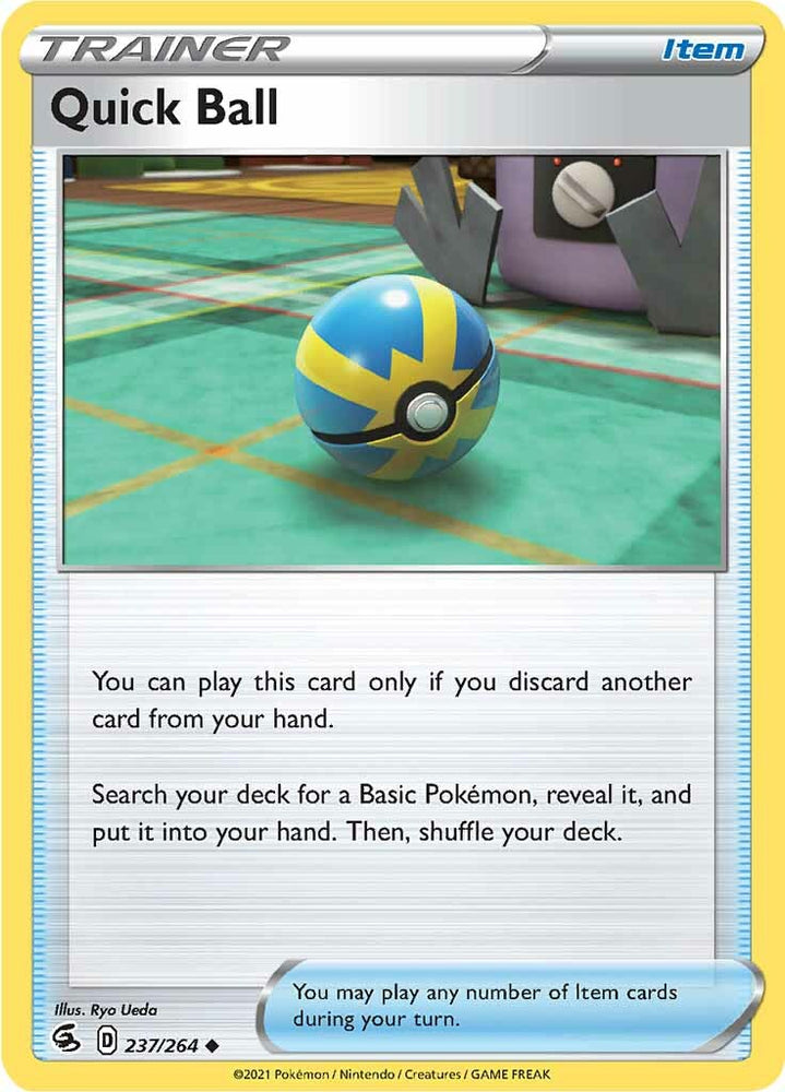 Quick Ball (237/264) [Sword & Shield: Fusion Strike] Pokémon
