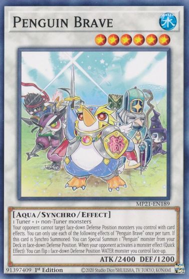 Penguin Brave [MP21-EN189] Common Yu-Gi-Oh!