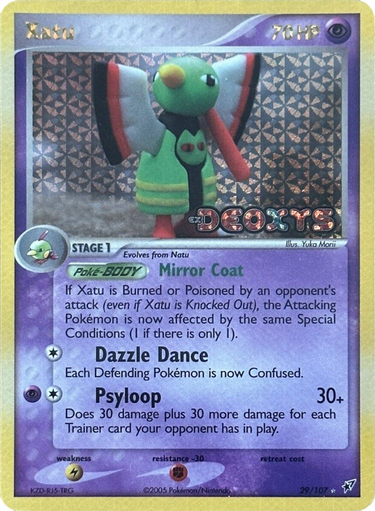 Xatu (29/107) (Stamped) [EX: Deoxys] Pokémon