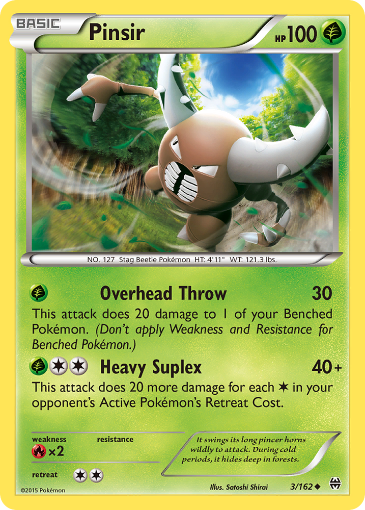 Pinsir (3/162) [XY: BREAKthrough] Pokémon