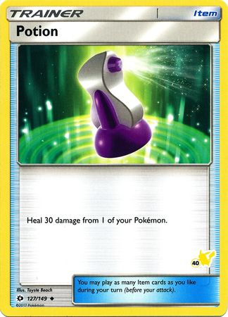 Potion (127/149) (Pikachu Stamp #40) [Battle Academy 2020] Pokémon