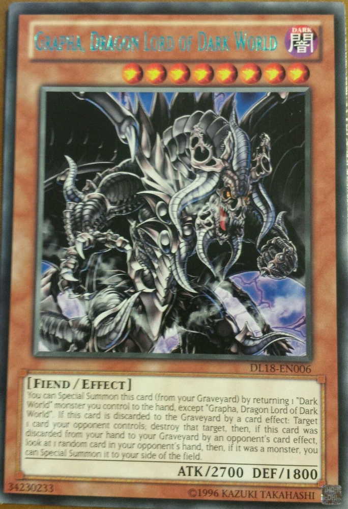 Grapha, Dragon Lord of Dark World (Green) [DL18-EN006] Rare Yu-Gi-Oh!