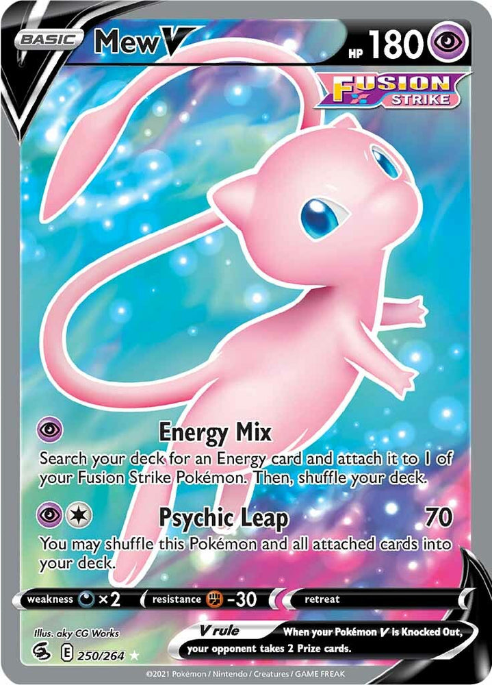 Mew V (250/264) [Sword & Shield: Fusion Strike] Pokémon