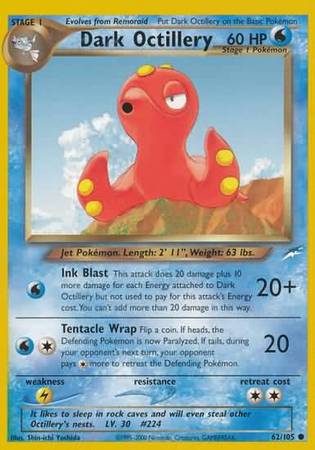 Dark Octillery (62/105) [Neo Destiny Unlimited] Pokémon