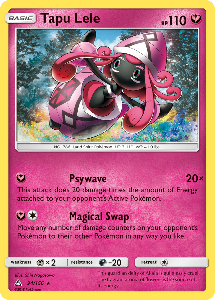 Tapu Lele (94/156) [Sun & Moon: Ultra Prism] Pokémon