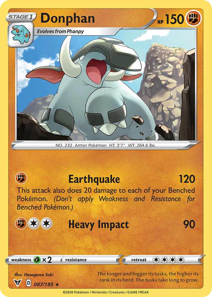 Donphan (087/185) [Sword & Shield: Vivid Voltage] Pokémon