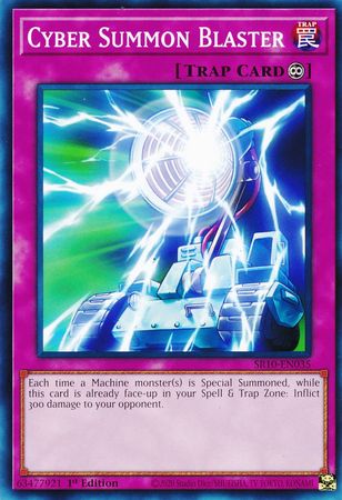 Cyber Summon Blaster [SR10-EN035] Common Yu-Gi-Oh!