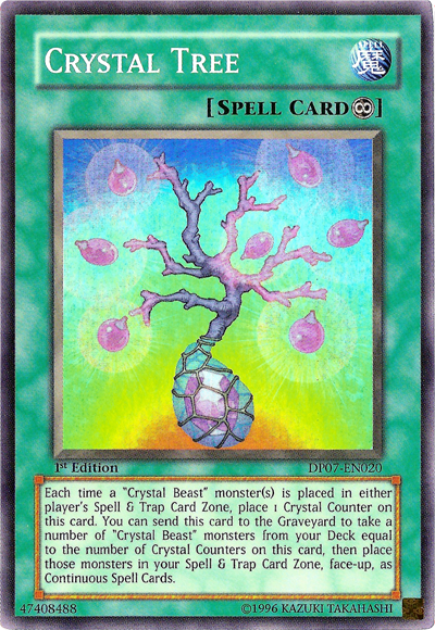 Crystal Tree [DP07-EN020] Super Rare Yu-Gi-Oh!