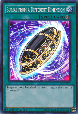 Burial from a Different Dimension [THSF-EN051] Super Rare Yu-Gi-Oh!