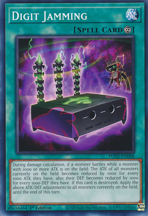 Digit Jamming [POTE-EN068] Common Yu-Gi-Oh!