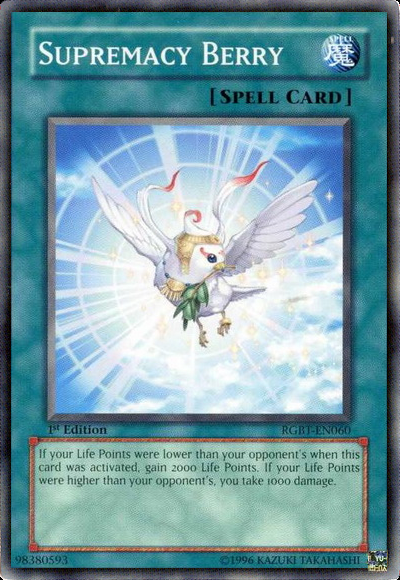 Supremacy Berry [RGBT-EN060] Common Yu-Gi-Oh!