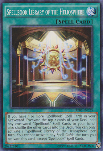Spellbook Library of the Heliosphere [AP05-EN025] Common Yu-Gi-Oh!