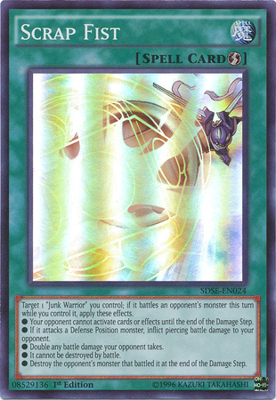 Scrap Fist [SDSE-EN024] Super Rare Yu-Gi-Oh!