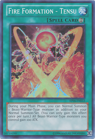 Fire Formation - Tensu [AP04-EN012] Super Rare Yu-Gi-Oh!