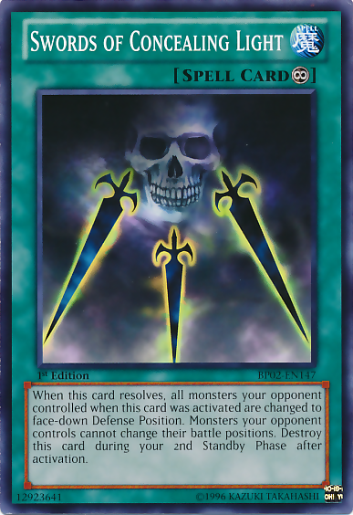 Swords of Concealing Light [BP02-EN147] Mosaic Rare Yu-Gi-Oh!