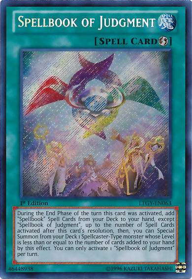 Spellbook of Judgment [LTGY-EN063] Secret Rare Yu-Gi-Oh!