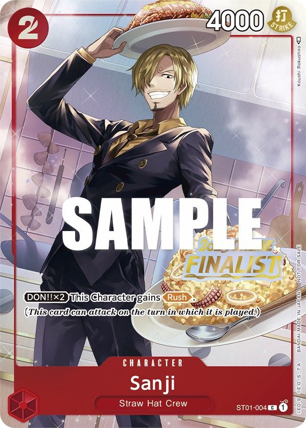 Sanji (Online Regional 2023) [Finalist] [One Piece Promotion Cards]