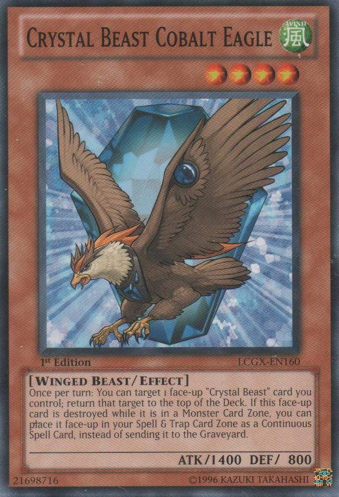 Crystal Beast Cobalt Eagle [LCGX-EN160] Common Yu-Gi-Oh!