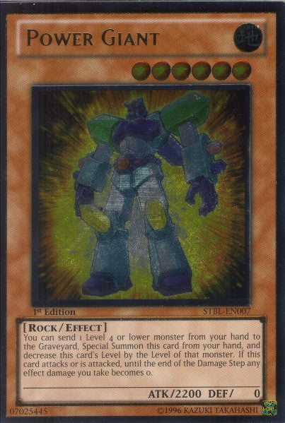 Power Giant [STBL-EN007] Ultimate Rare Yu-Gi-Oh!