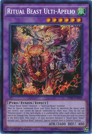 Ritual Beast Ulti-Apelio [THSF-EN028] Secret Rare Yu-Gi-Oh!