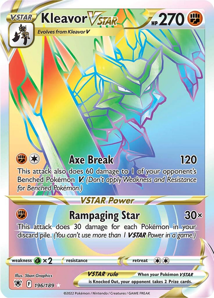 Kleavor VSTAR (196/189) [Sword & Shield: Astral Radiance] Pokémon
