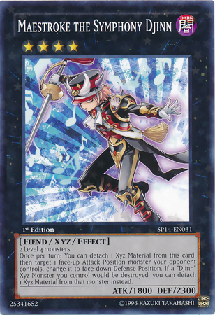 Maestroke the Symphony Djinn [SP14-EN031] Starfoil Rare Yu-Gi-Oh!