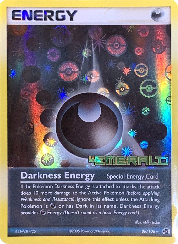 Darkness Energy (86/106) (Stamped) [EX: Emerald] Pokémon