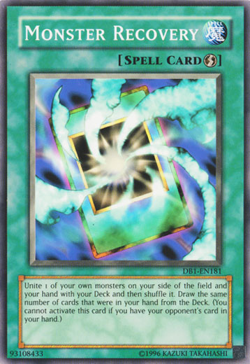Monster Recovery [DB1-EN181] Common Yu-Gi-Oh!