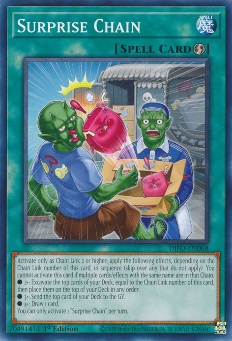Surprise Chain [DIFO-EN068] Common Yu-Gi-Oh!